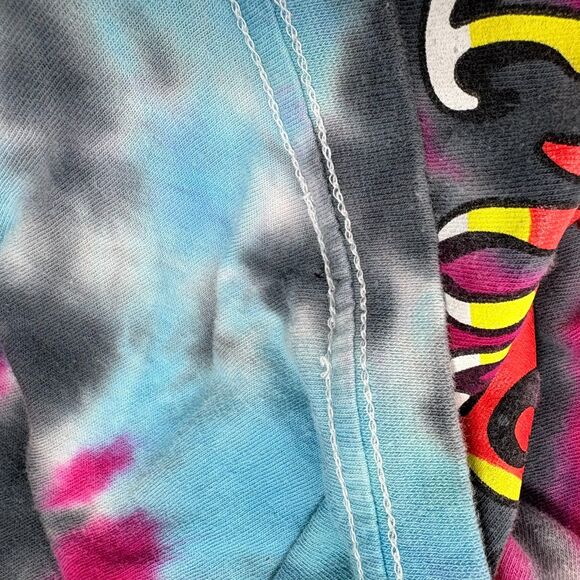 Grateful Dead Tie Dye Shirt With Dancing Bears Mens X-Large Pink Blue Yellow - Picture 6 of 6